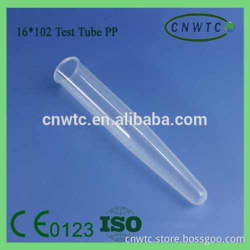 plastic conical test tube with caps